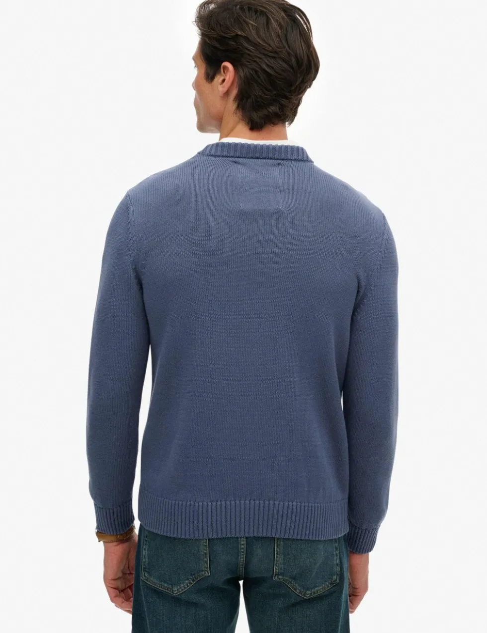 Pure Cotton Crew Neck Jumper
