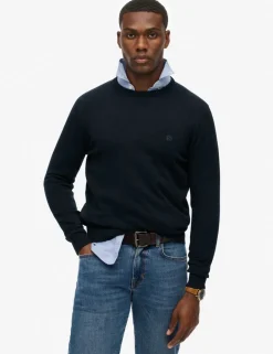 Pure Cotton Crew Neck Jumper