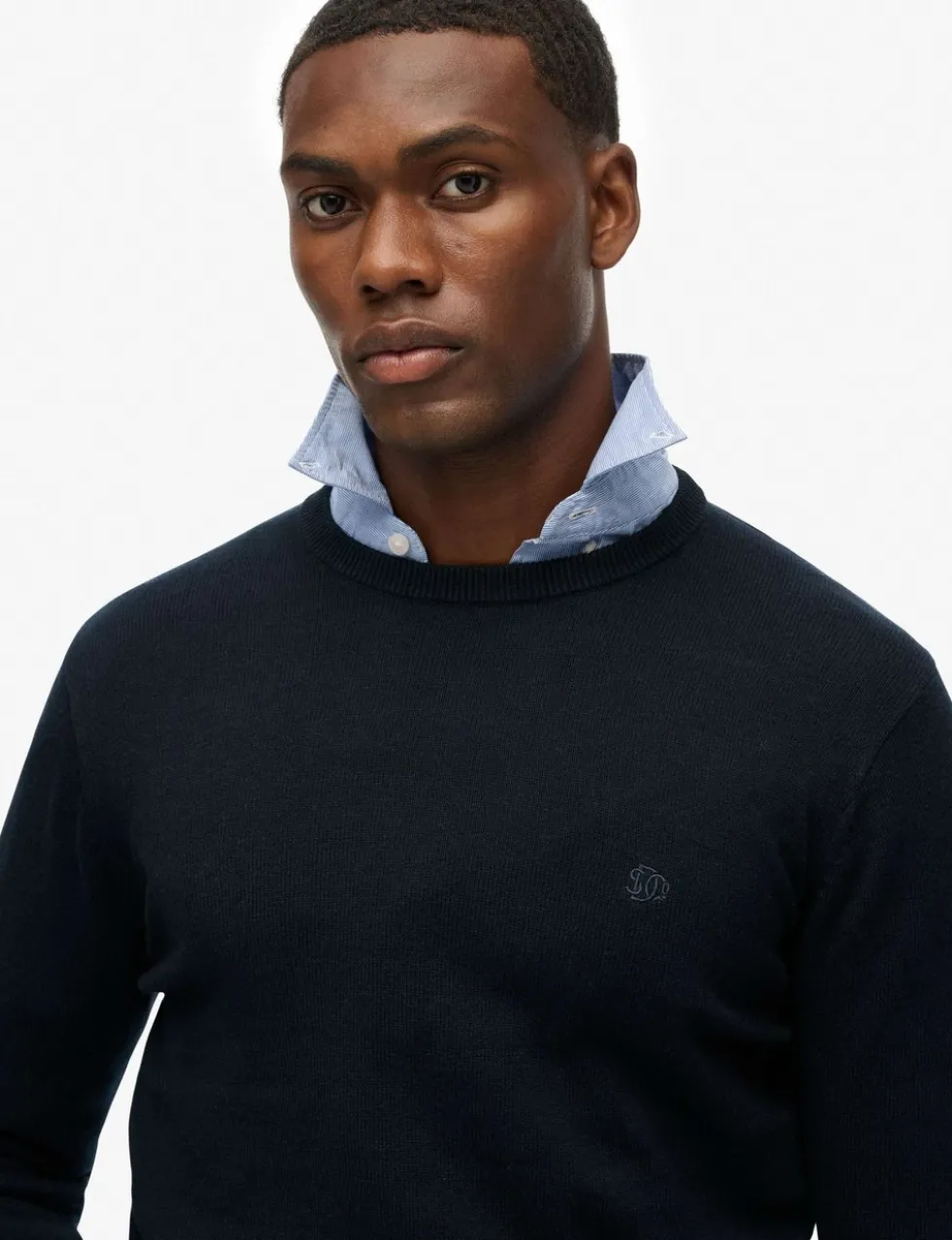 Pure Cotton Crew Neck Jumper