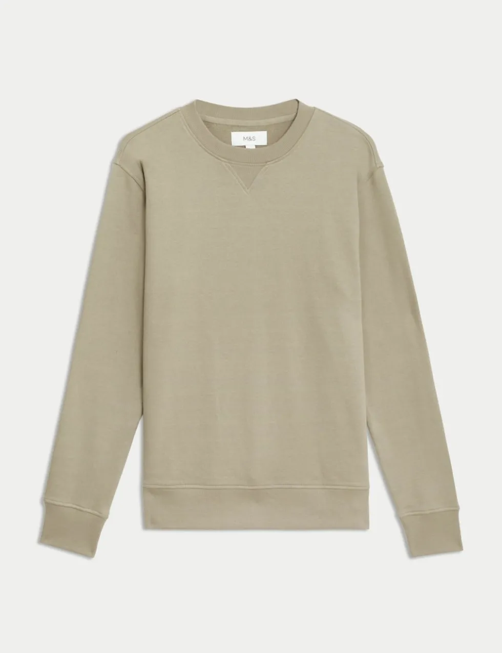 Pure Cotton Crew Neck Sweatshirt