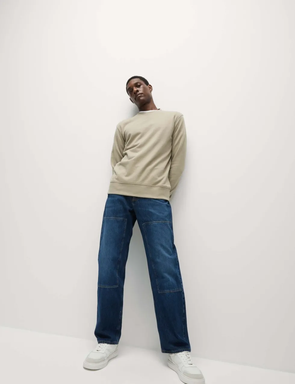 Pure Cotton Crew Neck Sweatshirt