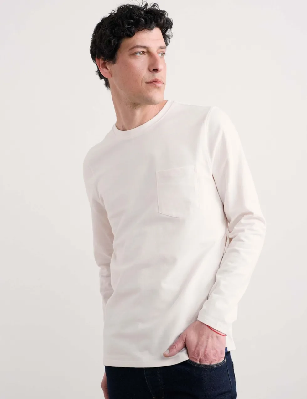 Pure Cotton Crew Neck Top
