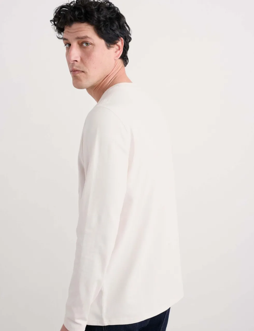 Pure Cotton Crew Neck Top