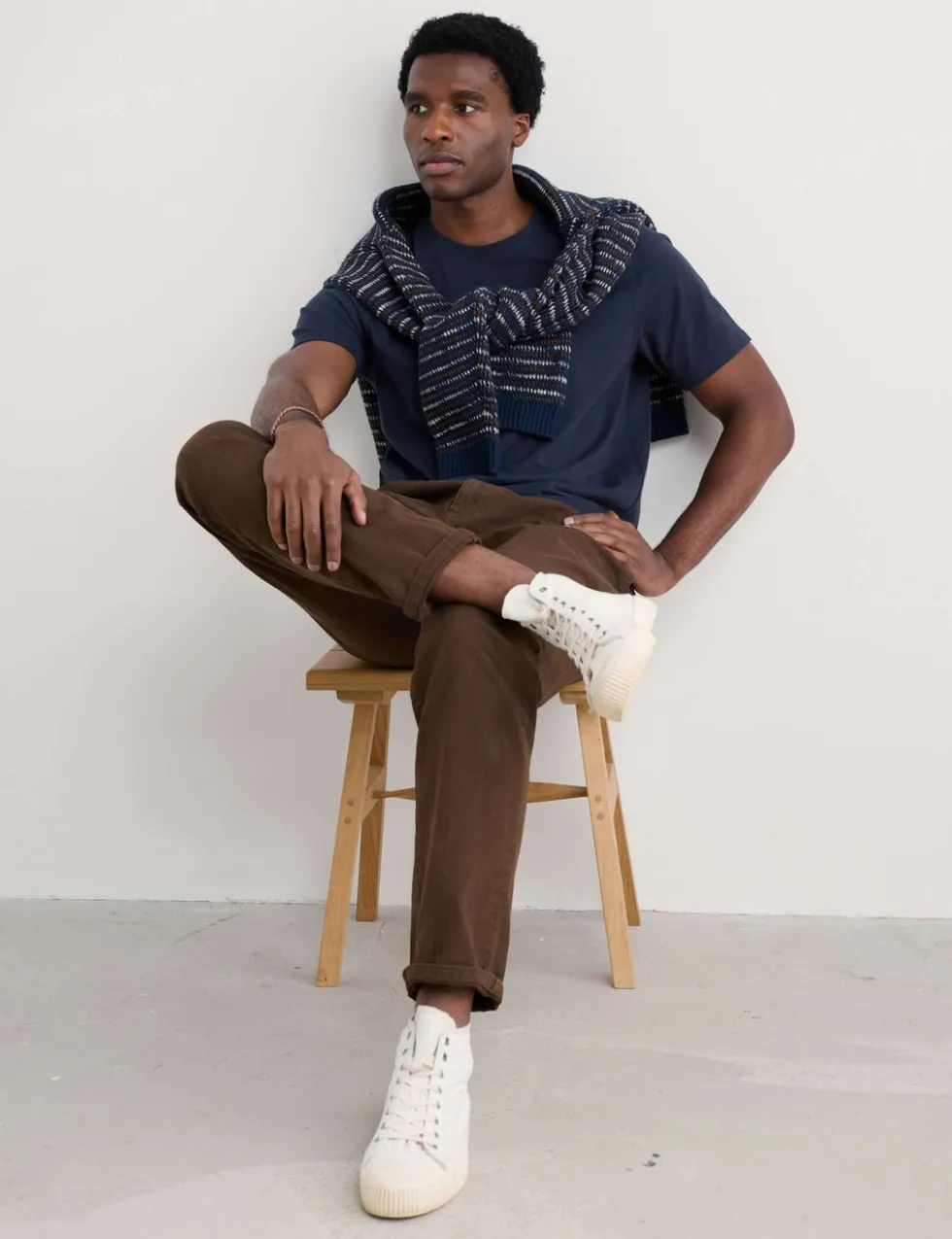 Pure Cotton Crew Neck T-Shirt