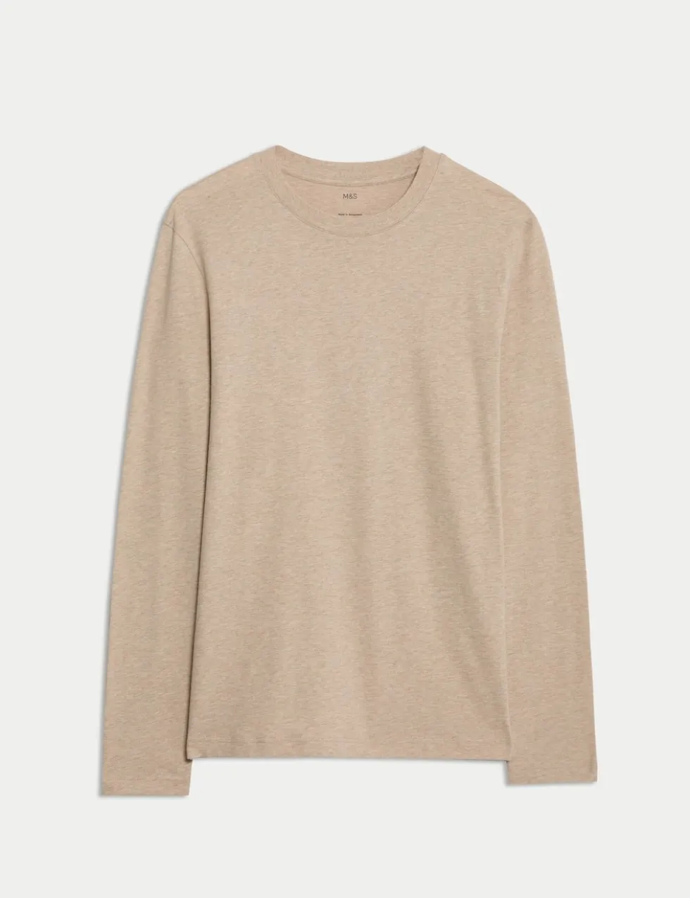 Pure Cotton Crew Neck T-Shirt