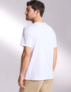 Pure Cotton Crew Neck T-Shirt