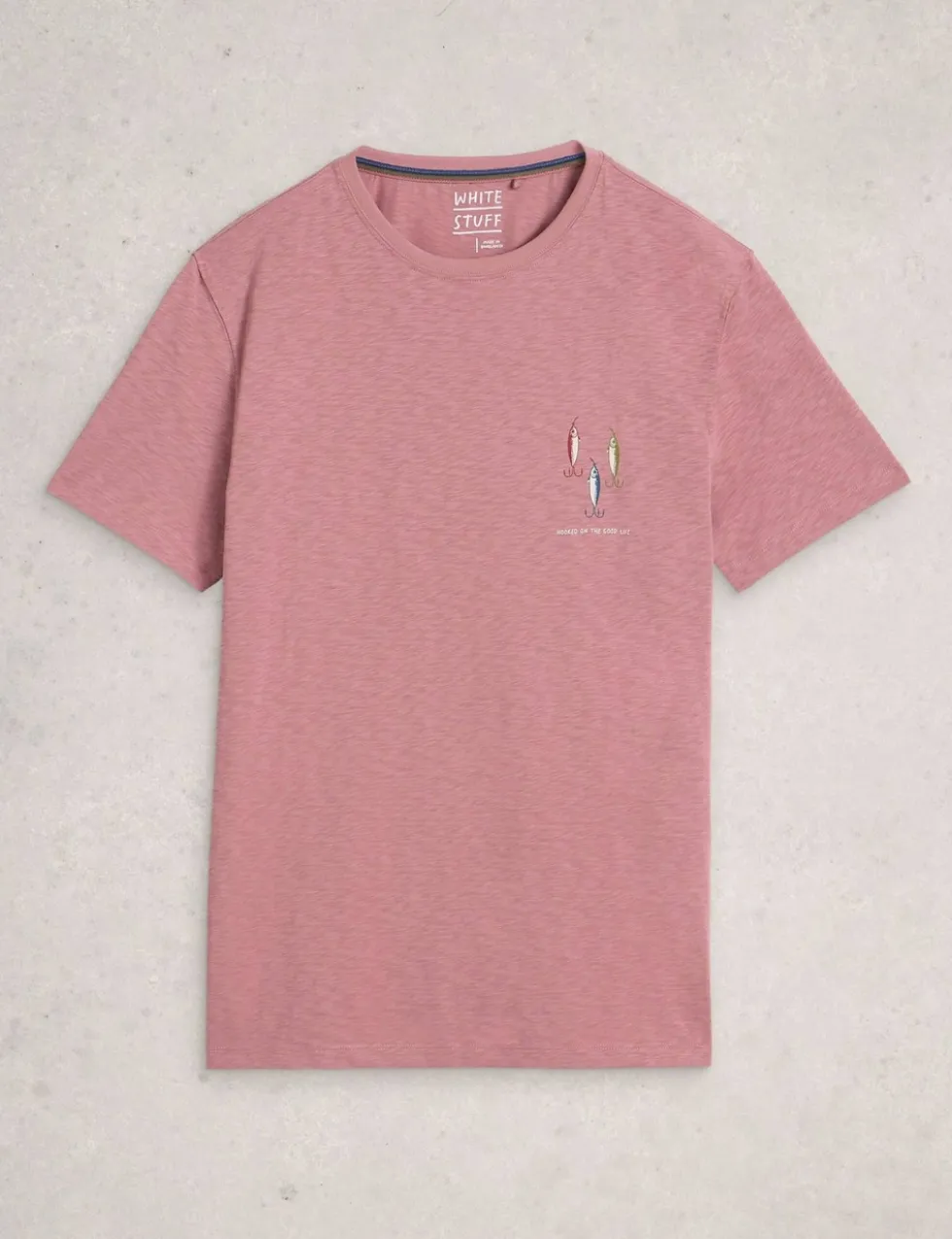 Pure Cotton Crew Neck T-Shirt