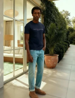Pure Cotton Crew Neck T-Shirt