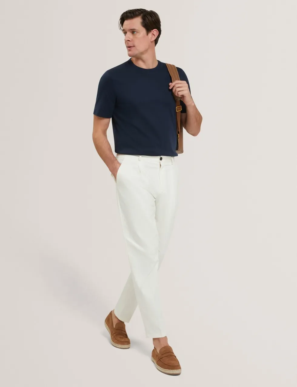 Pure Cotton Crew Neck T-Shirt