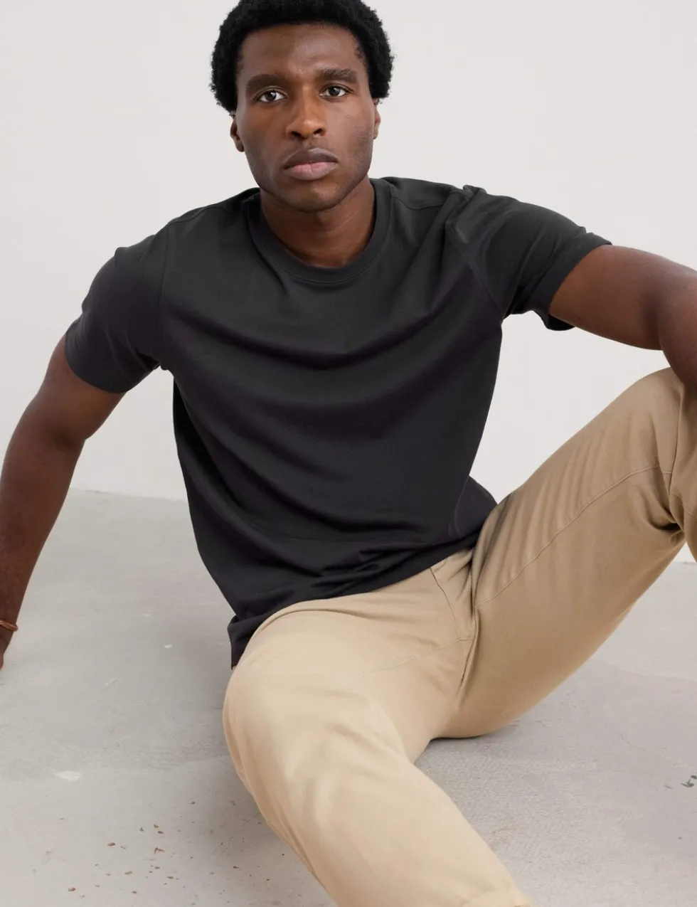 Pure Cotton Crew Neck T-Shirt