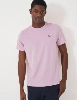 Pure Cotton Crew Neck T-Shirt