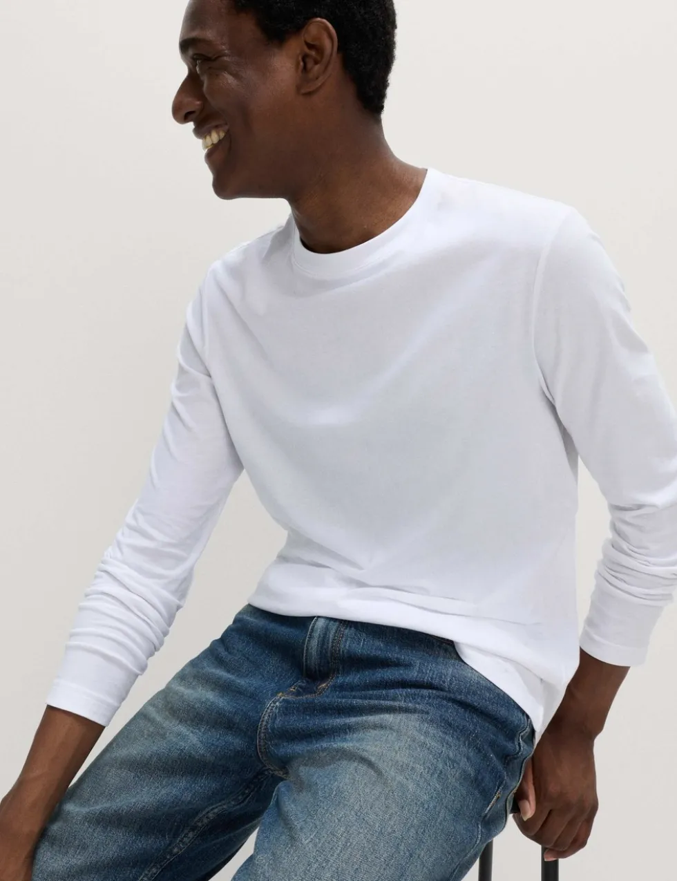 Pure Cotton Crew Neck T-Shirt