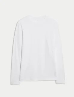 Pure Cotton Crew Neck T-Shirt