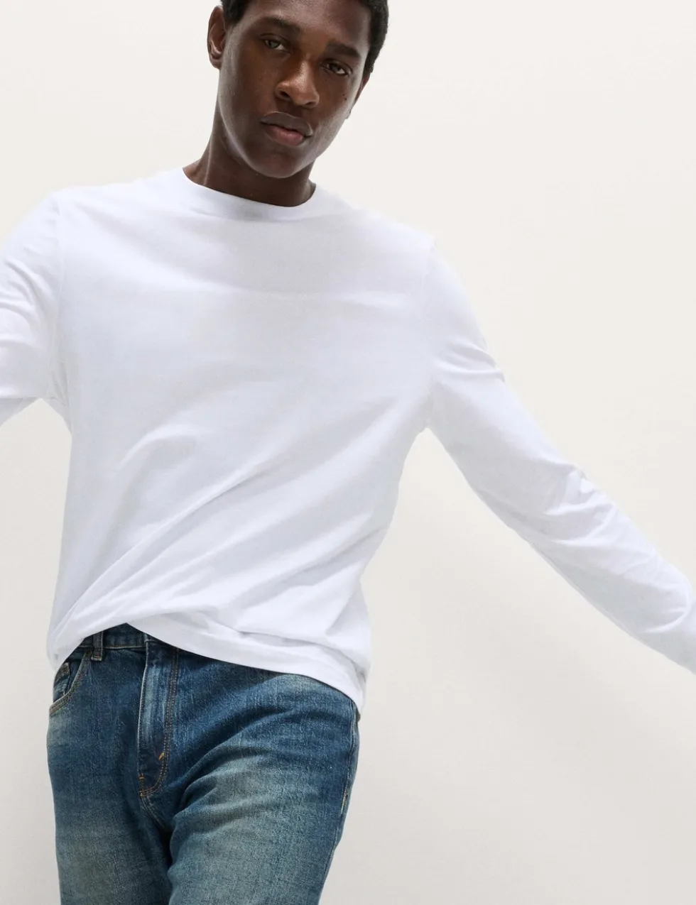 Pure Cotton Crew Neck T-Shirt