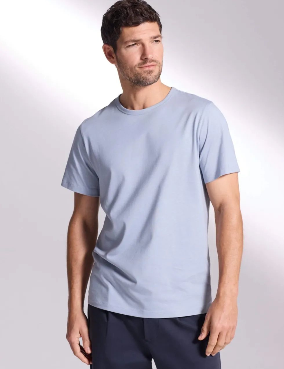 Pure Cotton Crew Neck T-Shirt