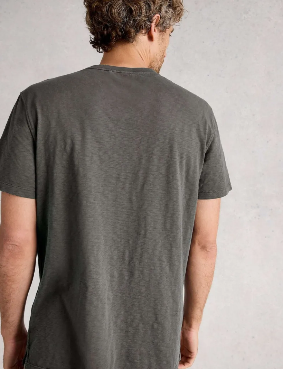 Pure Cotton Crew Neck T-Shirt