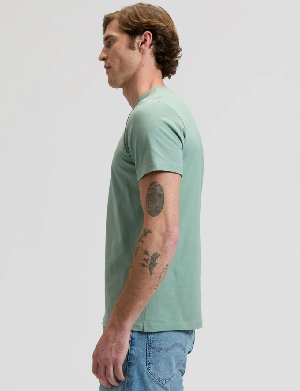 Pure Cotton Crew Neck T-Shirt