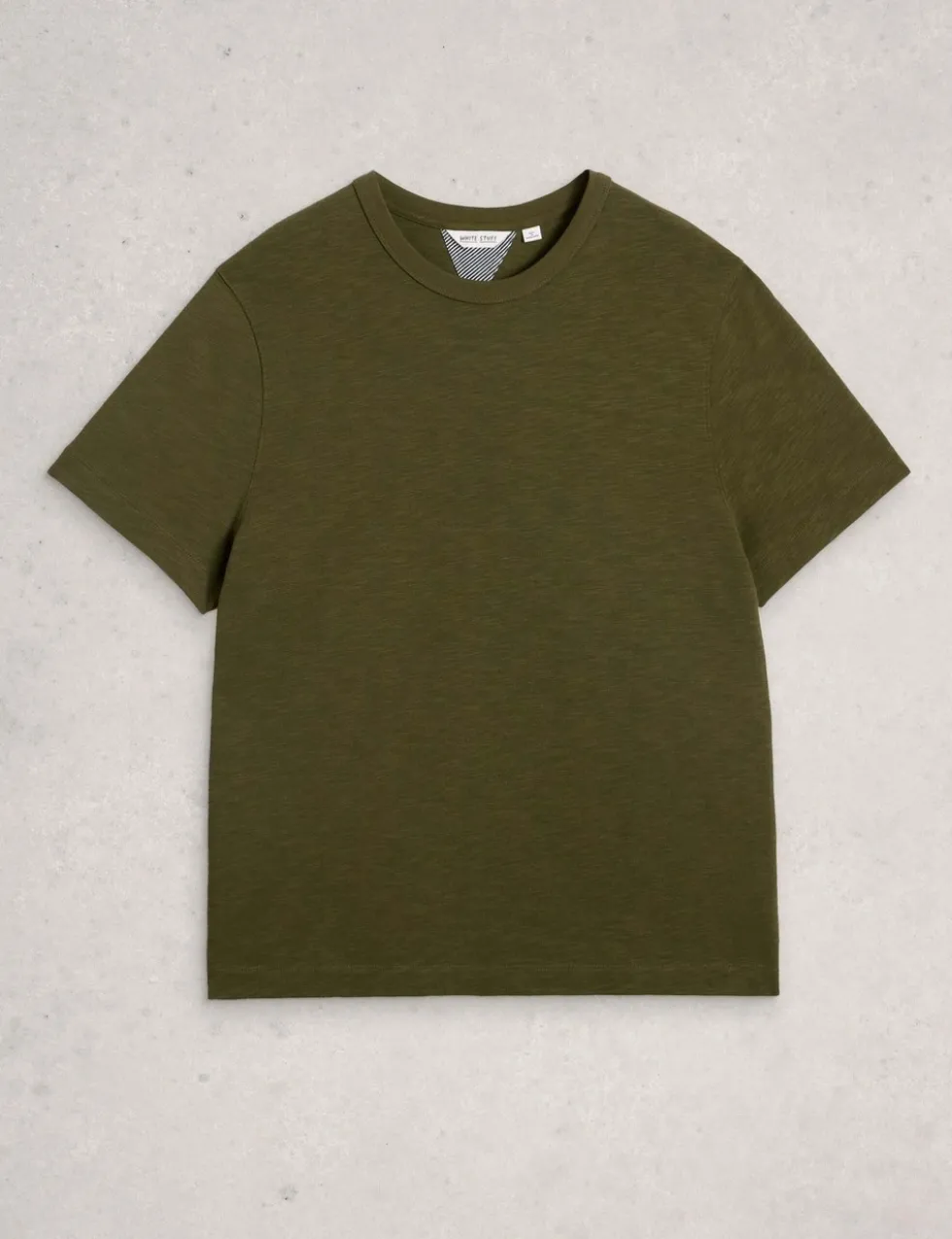 Pure Cotton Crew Neck T-Shirt