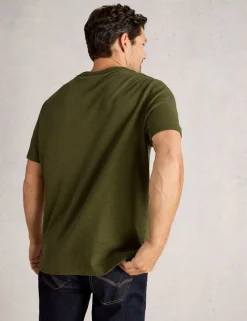 Pure Cotton Crew Neck T-Shirt