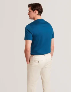 Pure Cotton Crew Neck T-Shirt