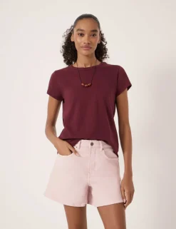 Pure Cotton Crew Neck T-Shirt