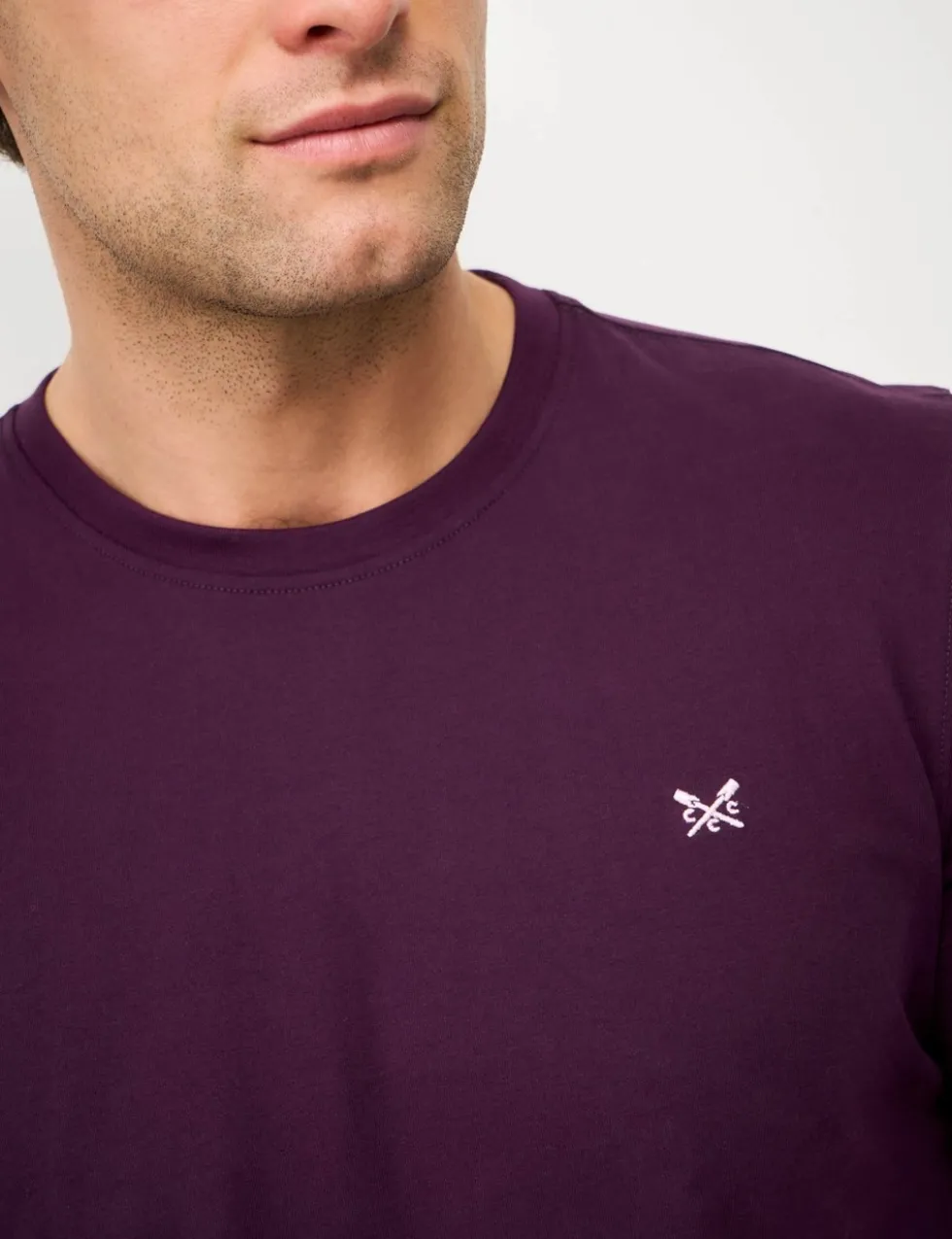 Pure Cotton Crew Neck T-Shirt