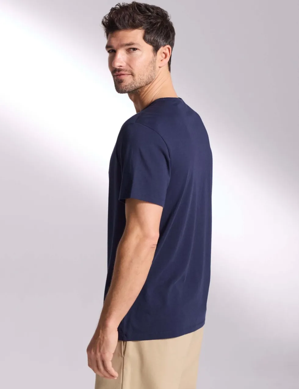 Pure Cotton Crew Neck T-Shirt
