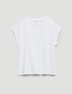Pure Cotton Crew Neck T-Shirt
