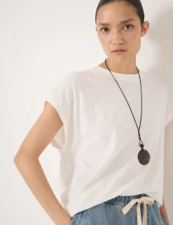 Pure Cotton Crew Neck T-Shirt