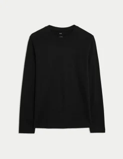 Pure Cotton Crew Neck T-Shirt