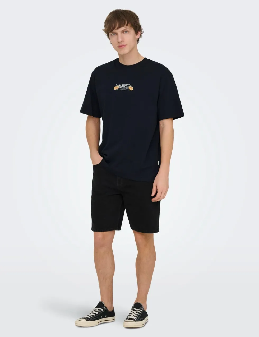 Pure Cotton Crew Neck T-Shirt