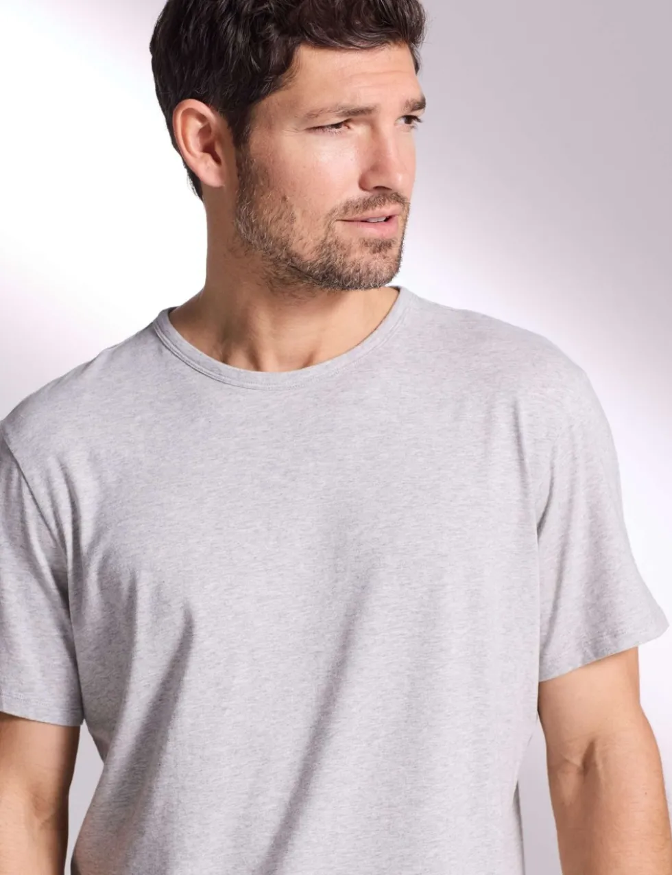 Pure Cotton Crew Neck T-Shirt