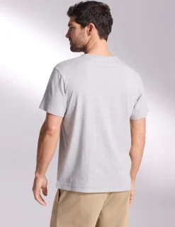 Pure Cotton Crew Neck T-Shirt
