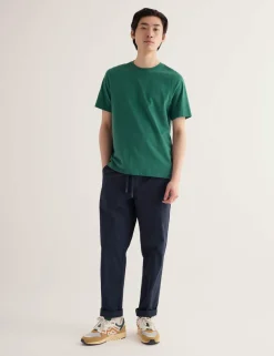 Pure Cotton Crew Neck T-Shirt