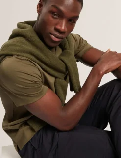 Pure Cotton Crew Neck T-Shirt