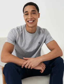 Pure Cotton Crew Neck T-Shirt