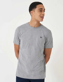 Pure Cotton Crew Neck T-Shirt