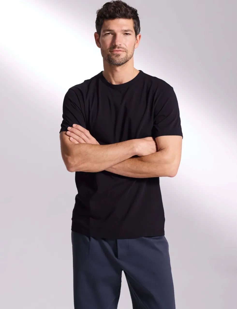 Pure Cotton Crew Neck T-Shirt