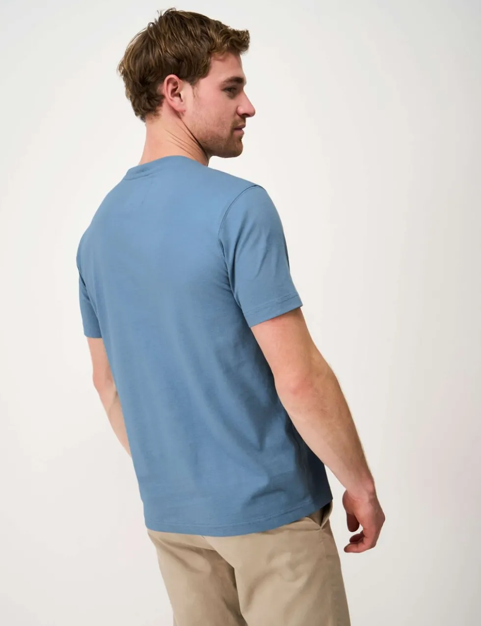Pure Cotton Crew Neck T-Shirt
