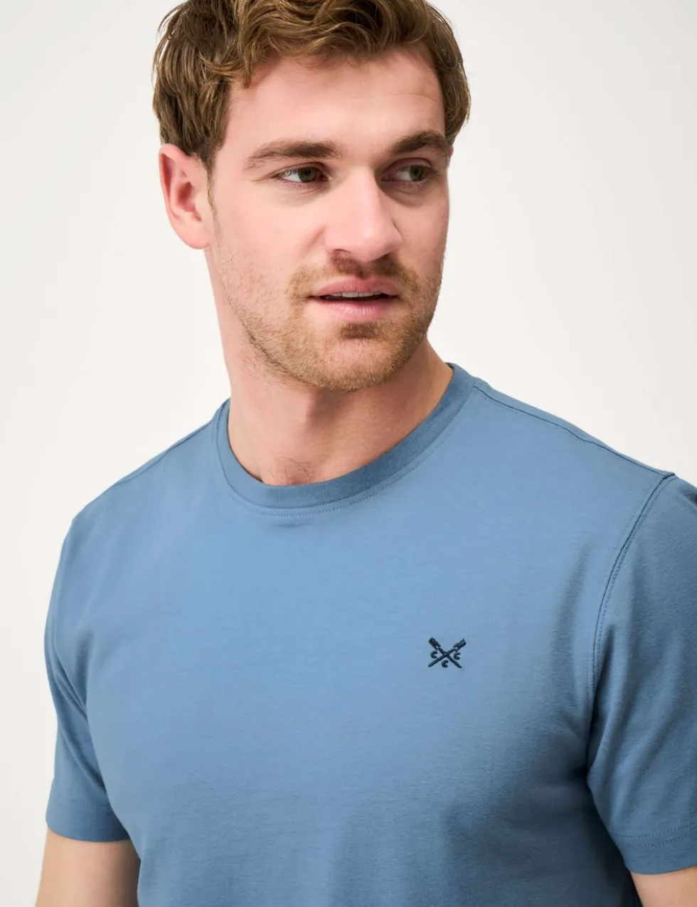 Pure Cotton Crew Neck T-Shirt