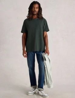 Pure Cotton Crew Neck T-Shirt