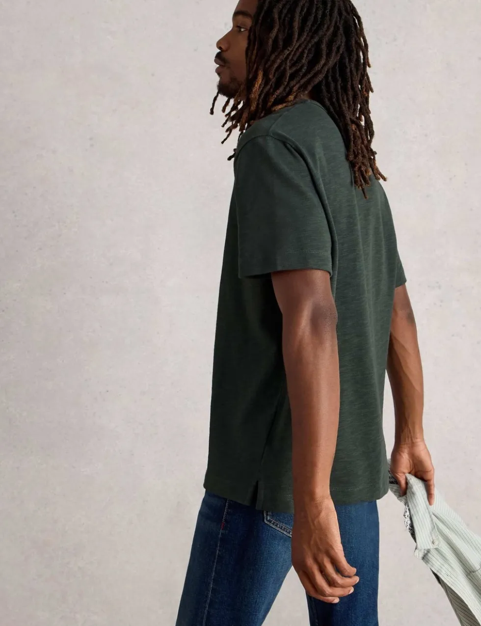 Pure Cotton Crew Neck T-Shirt