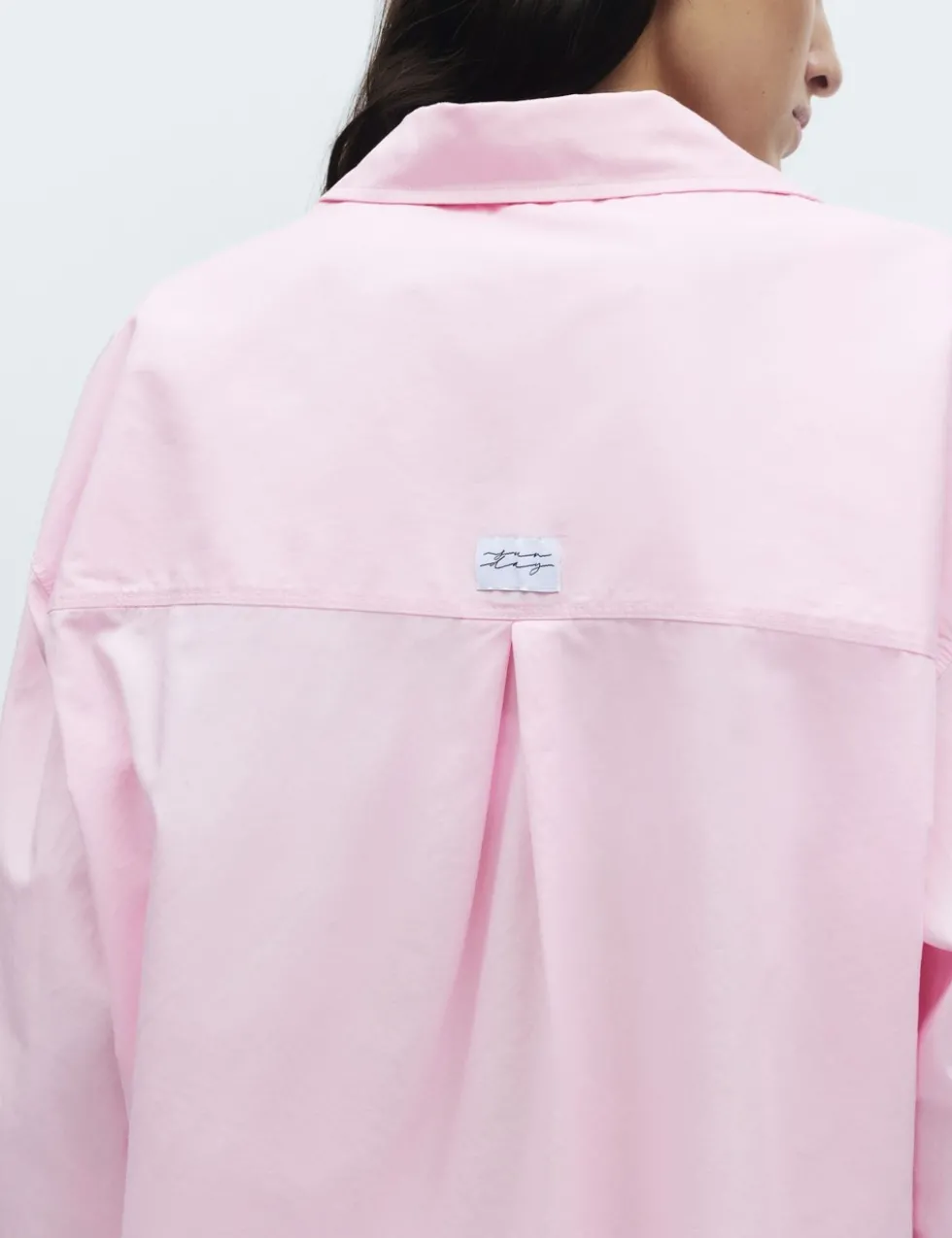 Pure Cotton Cropped Pyjama Shirt