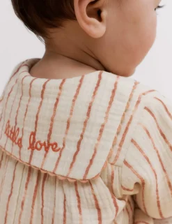 Pure Cotton Cupid Striped All in One (0-3 Yrs)