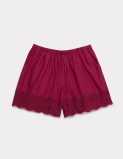 Pure Cotton Cutwork Beach Shorts