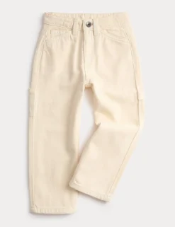 Pure Cotton Denim Carpenter Jeans (2-8 Yrs)