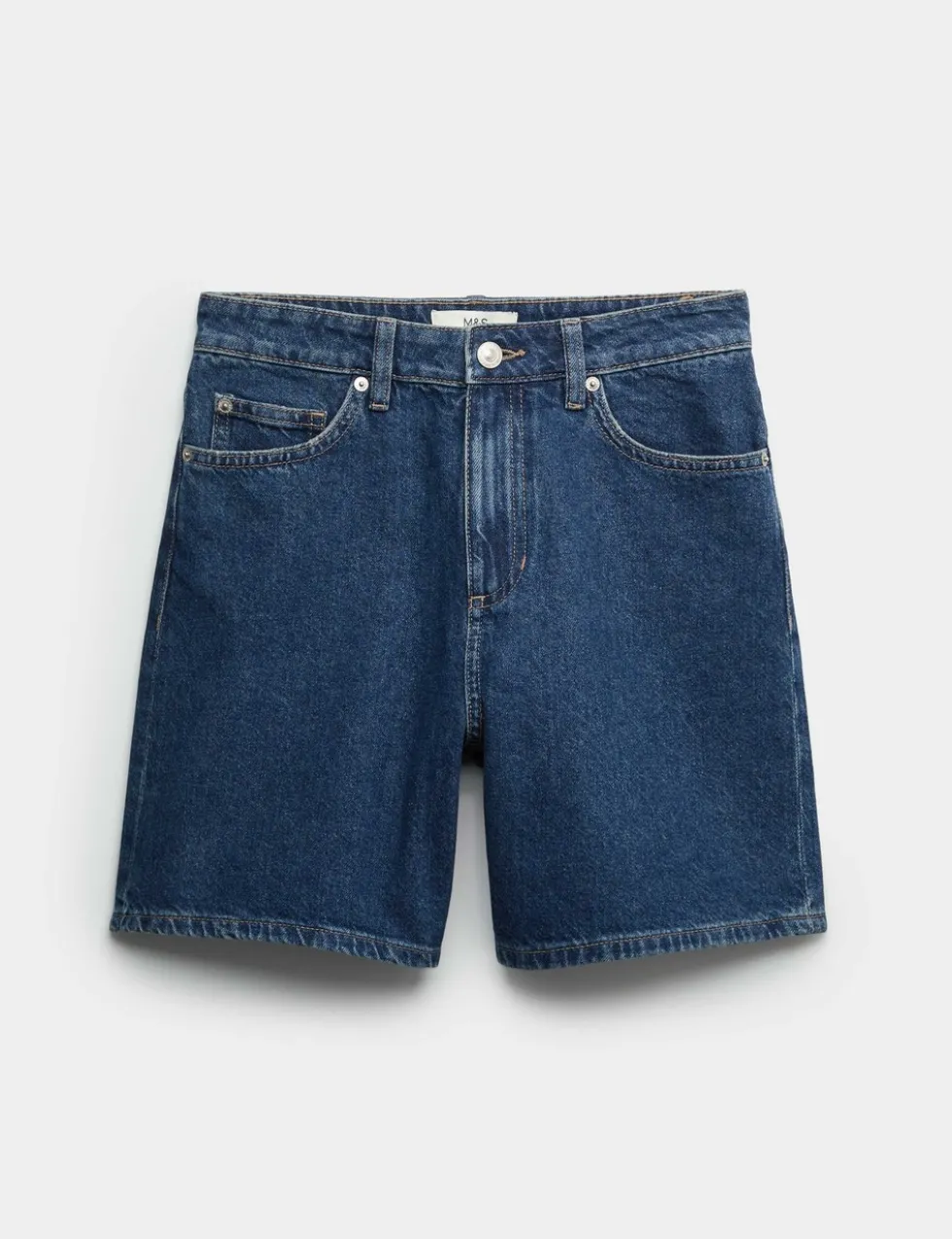 Pure Cotton Denim Classic Shorts
