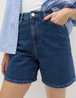 Pure Cotton Denim Classic Shorts
