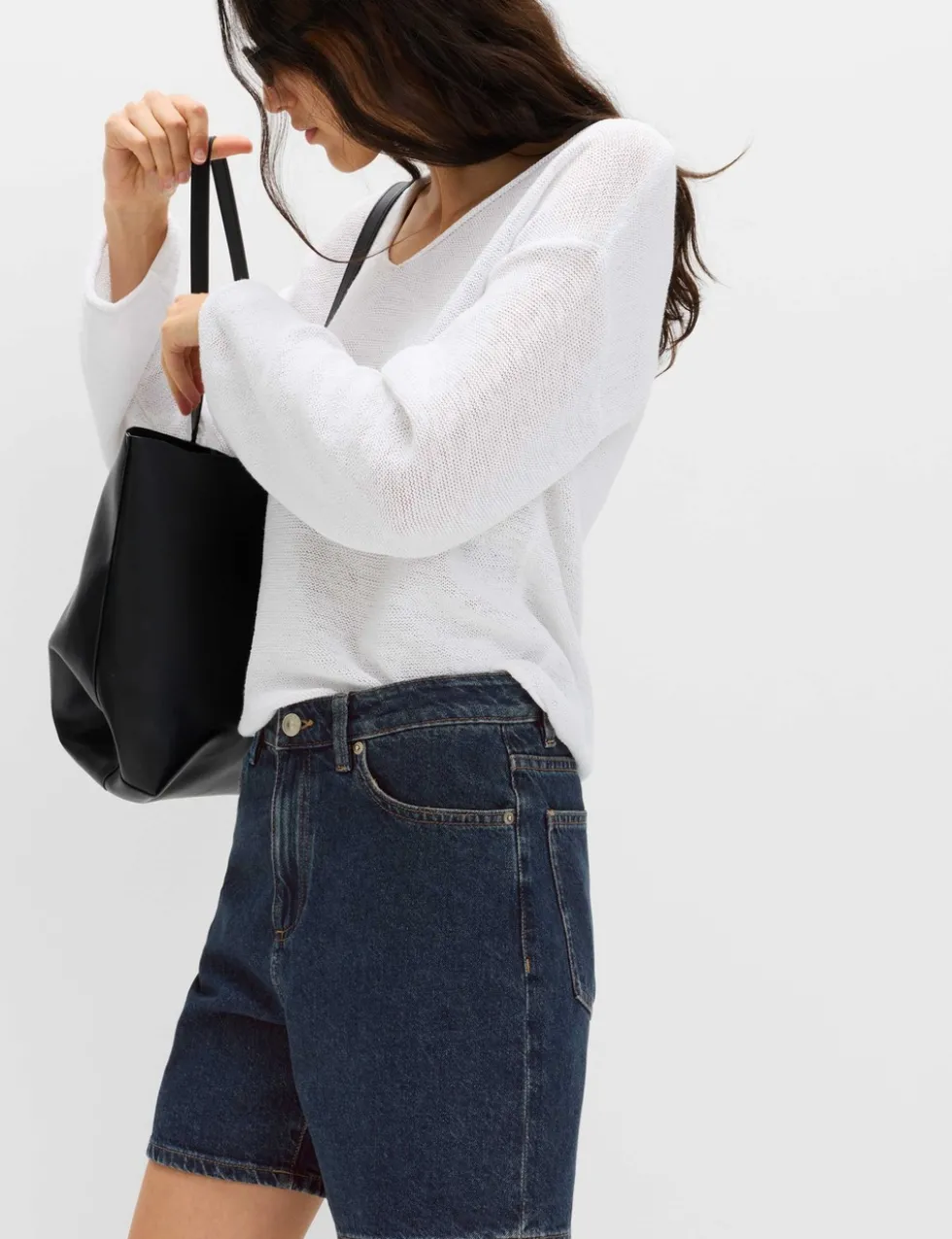 Pure Cotton Denim Classic Shorts
