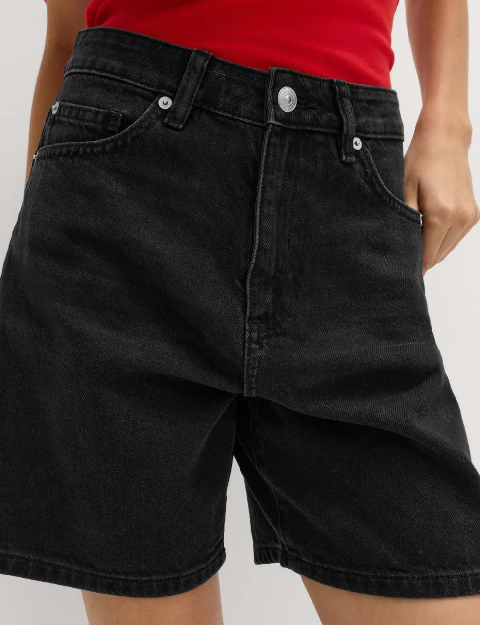 Pure Cotton Denim Classic Shorts